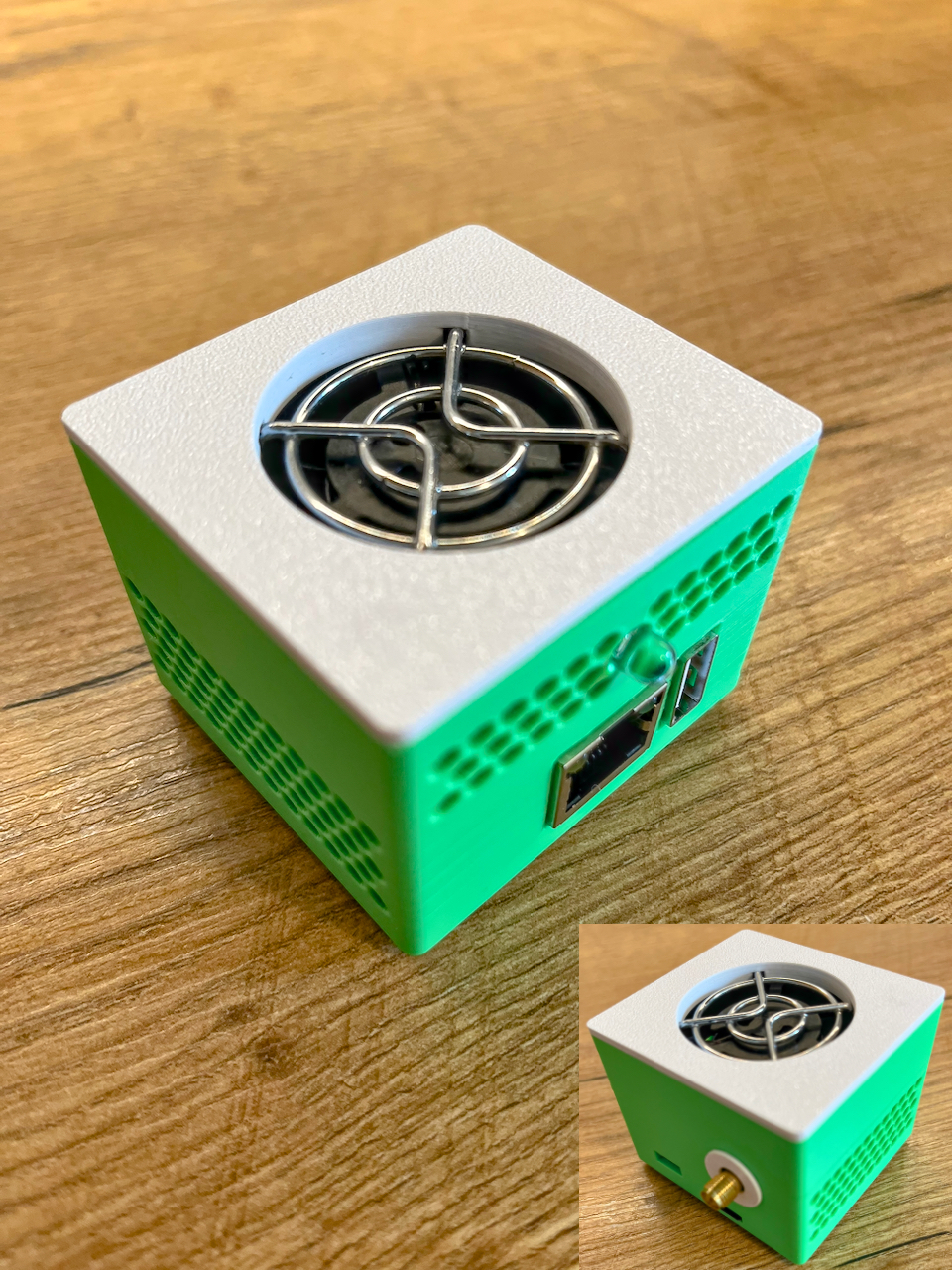 Prototype version 1w, ventilation active, sma